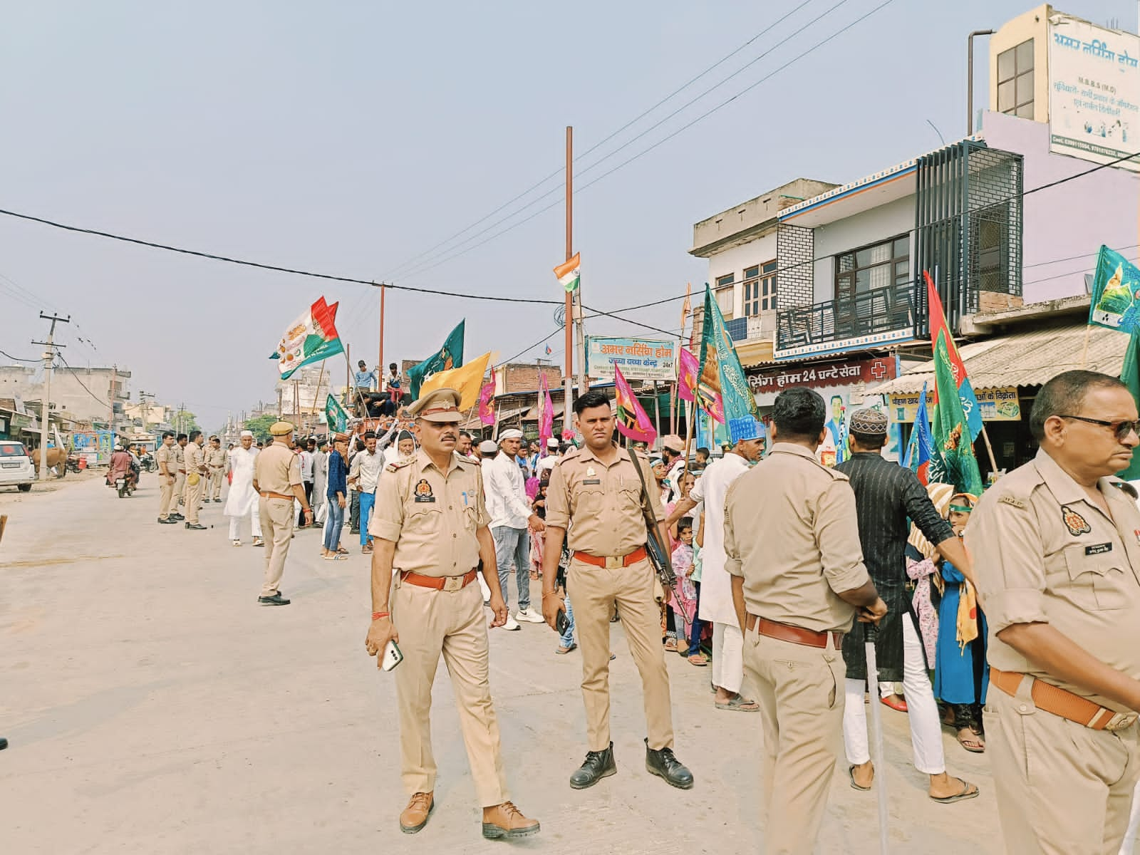 12 रवी उल अब्बल पर अहमदगढ़ में हुजूर की शान में निकला जुलूस ए-मोहम्मदी